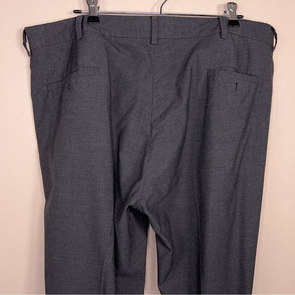 Size 40x29.5 Haggar Dark Grey Houndstooth Dress Pants Trousers Classic Academia - Picture 5 of 12